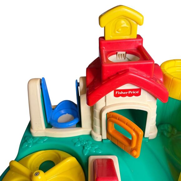 Fisher Price Roll Around Playground Vintage School Preschool Toy w/ Bell 1994 - Picture 4 of 13